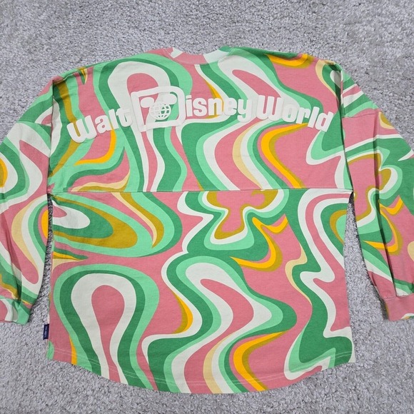 Disney Spirit Jersey Shirt Womens XXL Walt Disney World Swirl Groovy Retro - Picture 6 of 10